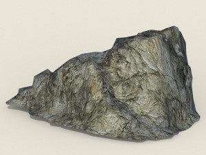 stone rock 02 Modello 3D