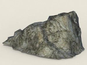 stone rock 02 3D Model