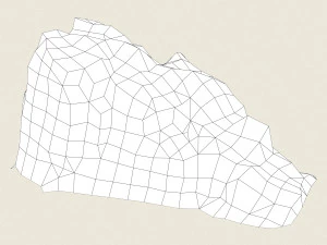stone rock 02 3D Model