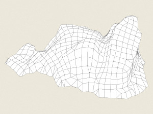 stone rock 03 3D Model