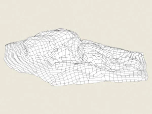 stone rock 04 3D Model