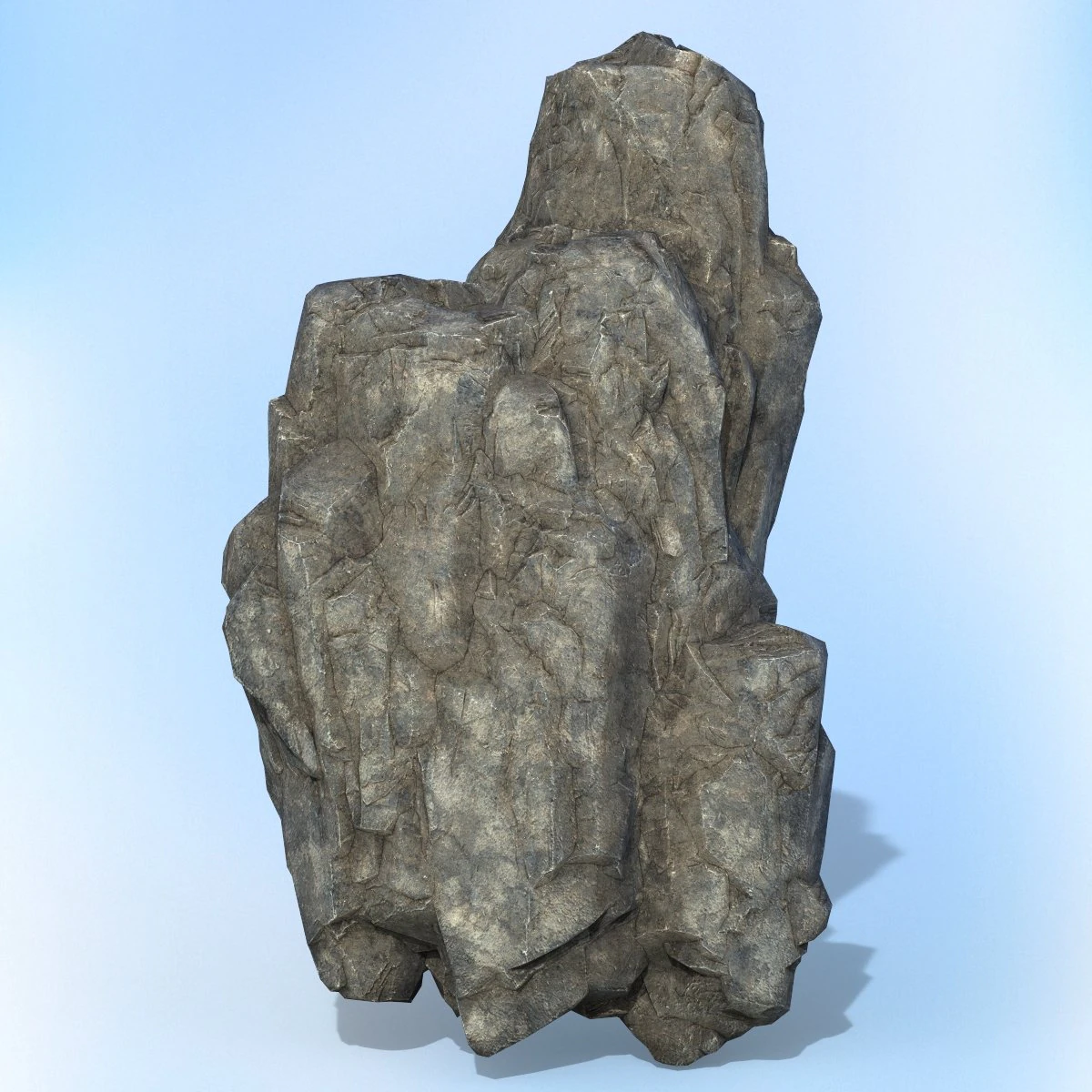 game ready realistic rock 01 3D Model .c4d .max .obj .3ds .fbx .stl .blend