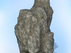 game ready realistic rock 01 3D Model