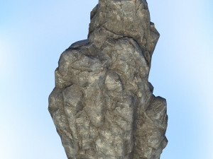 game ready realistic rock 01 Model 3D