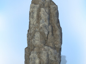 game ready realistic rock 02 3D Model