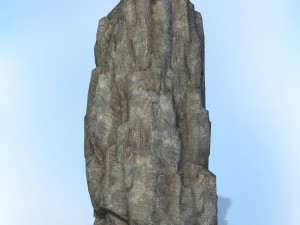 game ready realistic rock 02 Model 3D