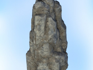 game ready realistic rock 02 Model 3D