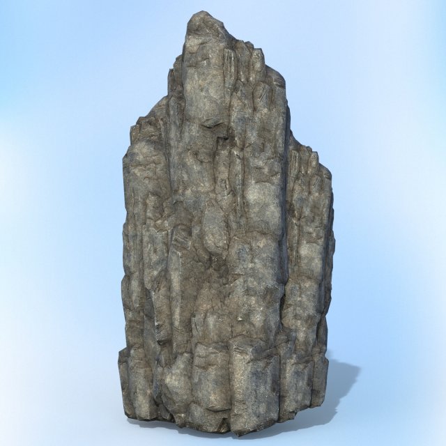 game ready realistic rock 03 Modèle 3D .c4d .max .obj .3ds .fbx .stl .blend 