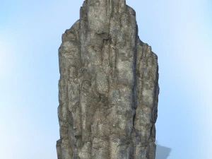 game ready realistic rock 03 3D Model