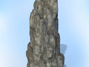 game ready realistic rock 03 3D Model