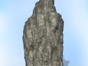 game ready realistic rock 03 3D Model