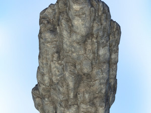 game ready realistic rock 03 Modèle 3D