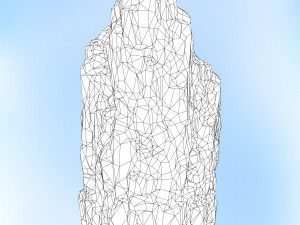 game ready realistic rock 03 Modèle 3D