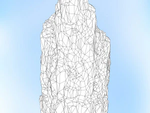 game ready realistic rock 03 3D Model