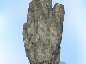 game ready realistic rock 04 3D Model