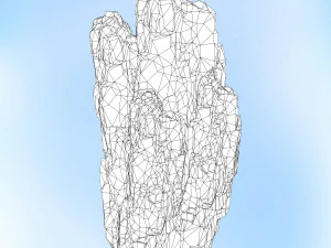 game ready realistic rock 04 3D Model