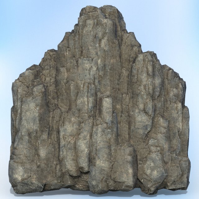 game ready realistic rock 06 3D Модель .c4d .max .obj .3ds .fbx .stl .blend 