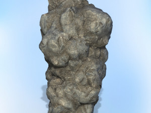 game ready realistic rock 07 Modello 3D