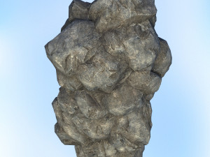 game ready realistic rock 07 Modello 3D