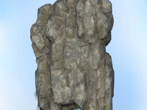 game ready realistic rock 08 3D Model