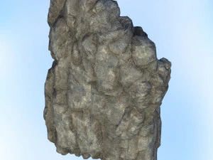 game ready realistic rock 08 3D Model