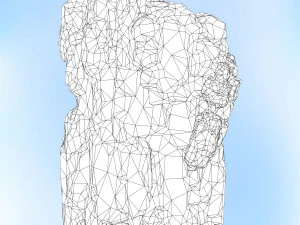 game ready realistic rock 08 3D Model