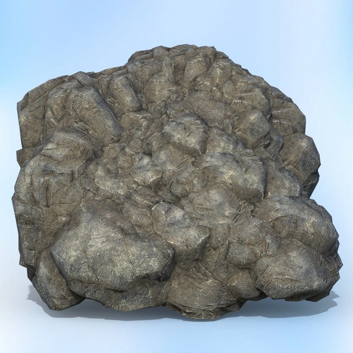 game ready realistic rock 09 3D Model .c4d .max .obj .3ds .fbx .stl .blend