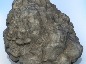 game ready realistic rock 09 3D Model
