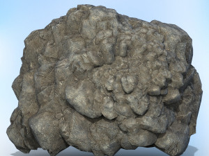game ready realistic rock 09 3D Model