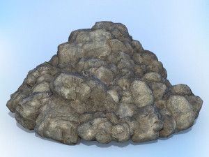 game ready realistic rock 10 3D Модель