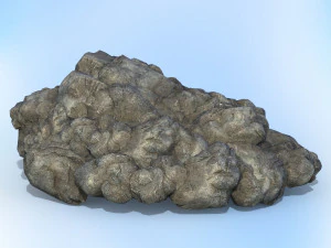 game ready realistic rock 10 3D Model