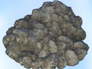 game ready realistic rock 10 3D Model
