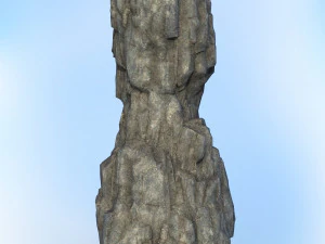 game ready realistic rock 11 3D Model
