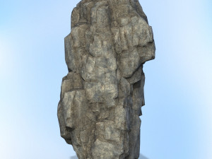 game ready realistic rock 12 3D Model