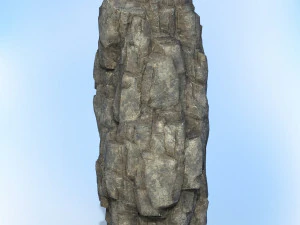 game ready realistic rock 12 3D Model