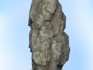 game ready realistic rock 12 3D Model