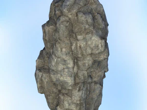 game ready realistic rock 12 3D Model