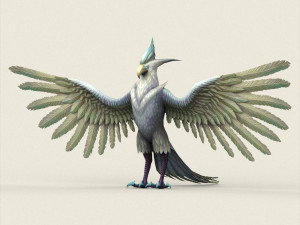 fantasy monster eagle 3D मॉडल