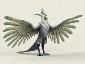 fantasy monster eagle 3D मॉडल