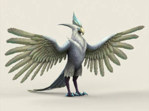 фэнтези-монстр орел 3D Модель