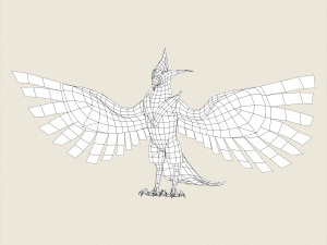 fantasy monster eagle 3D मॉडल