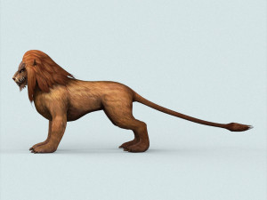 fantasy lion 3D Model