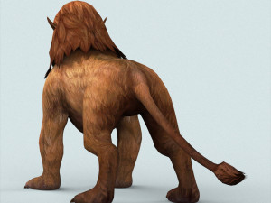 fantasy lion 3D Model