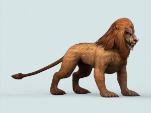 fantasy lion 3D Model