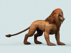 fantasy lion 3D Model