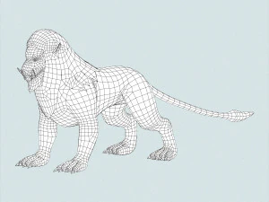 fantasy lion 3D Model