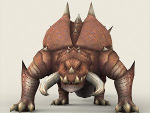 fantasy monster dinosaur Model 3D