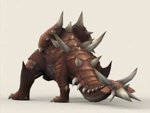 fantasy monster dinosaur Model 3D