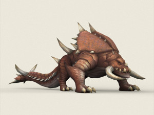 fantasy monster dinosaur Model 3D