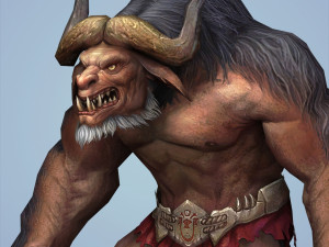 fantasy monster warrior bull Modelo 3D